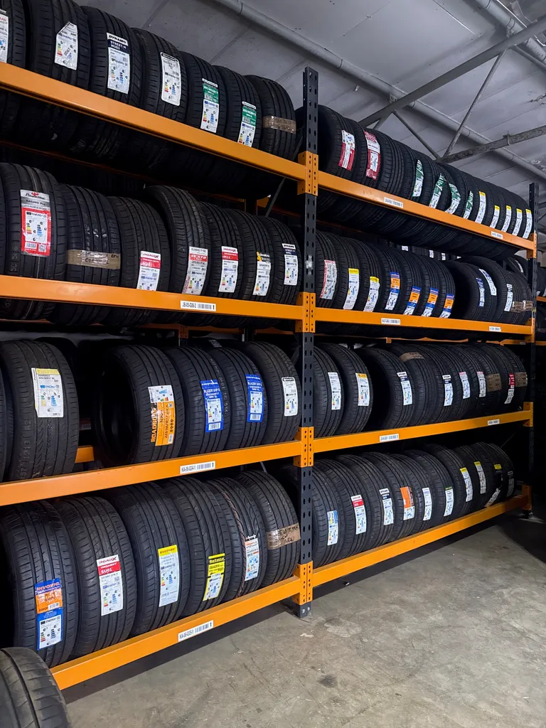 AOK Tyres Stacked