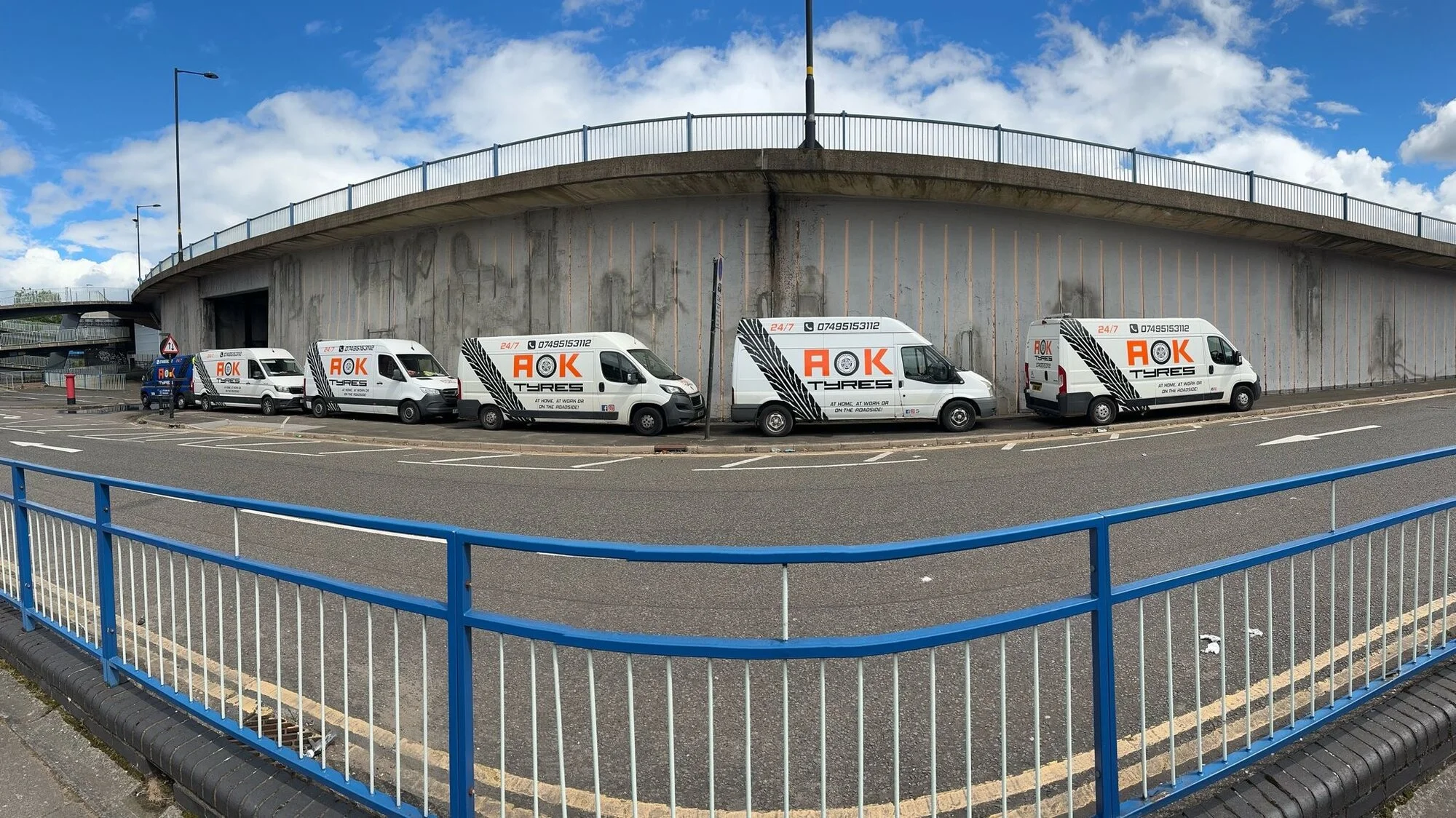 AOK Tyres mobile van fleet